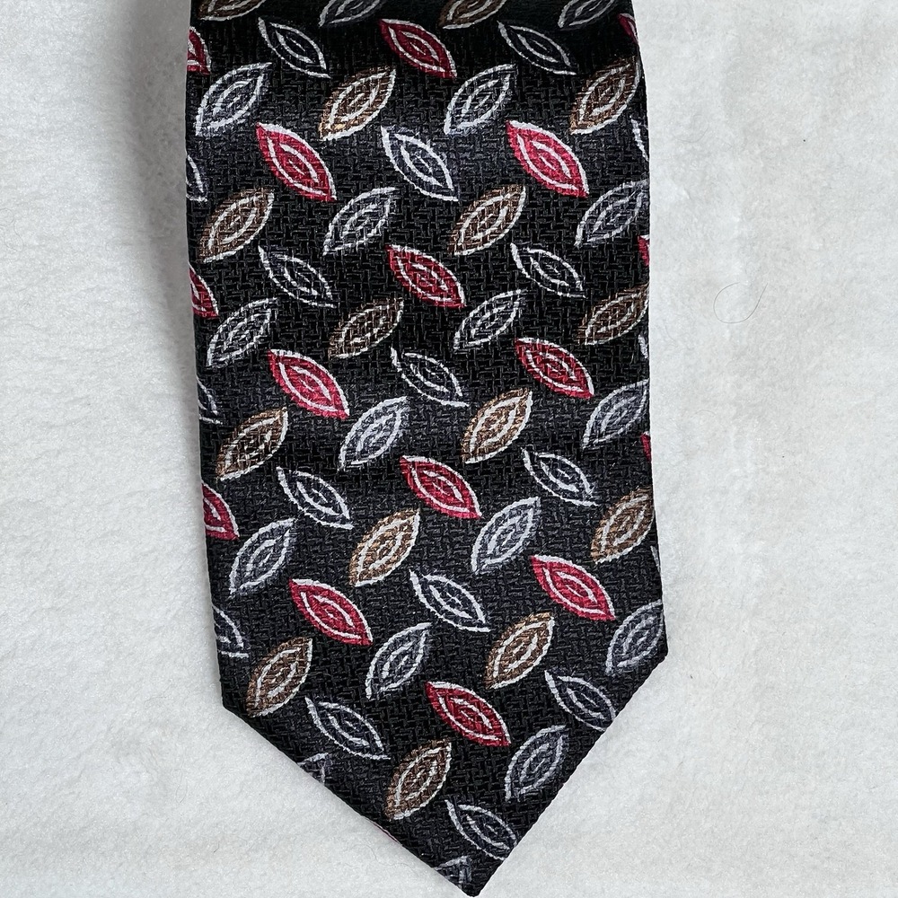 Jhane Barnes Original Fabric 100% Silk Men's Neck Tie‎ Made In Japan Vintage